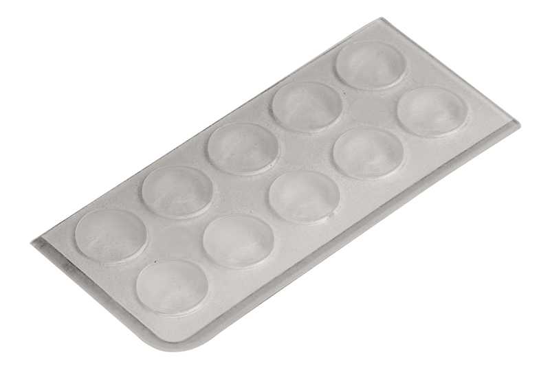 Anslagsdup rund med selvklæb